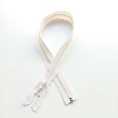 Rei�verschluss teilbar 65 cm, cremewei� #503