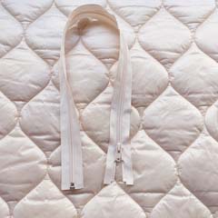 Rei�verschluss teilbar 65 cm, hellbeige #706