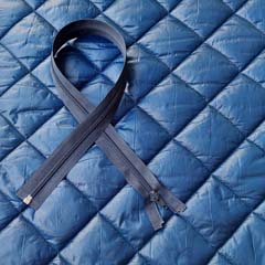 Rei�verschluss teilbar 70 cm, mittelblau #618