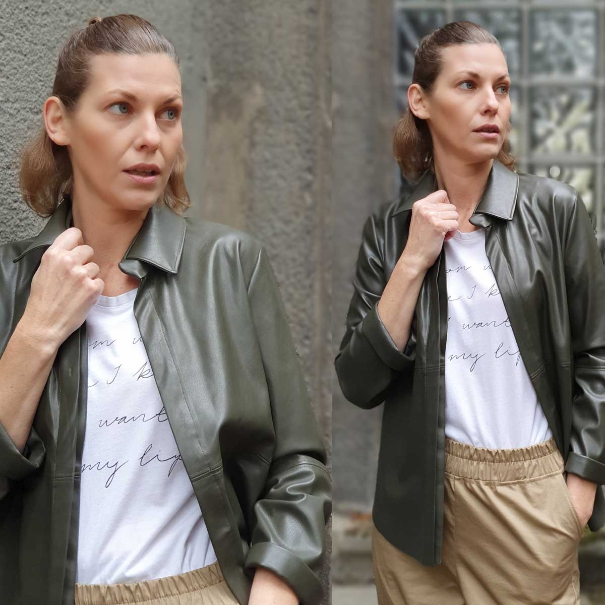 Lederimitat für selbstgenähte Mode|Wunderland der Stoffe - Wunderland