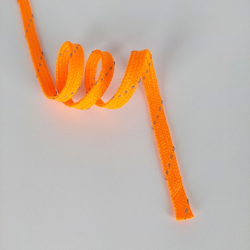 Reflektorband zum Aufnähen - 10 mm breit - neon orange - Stoffe