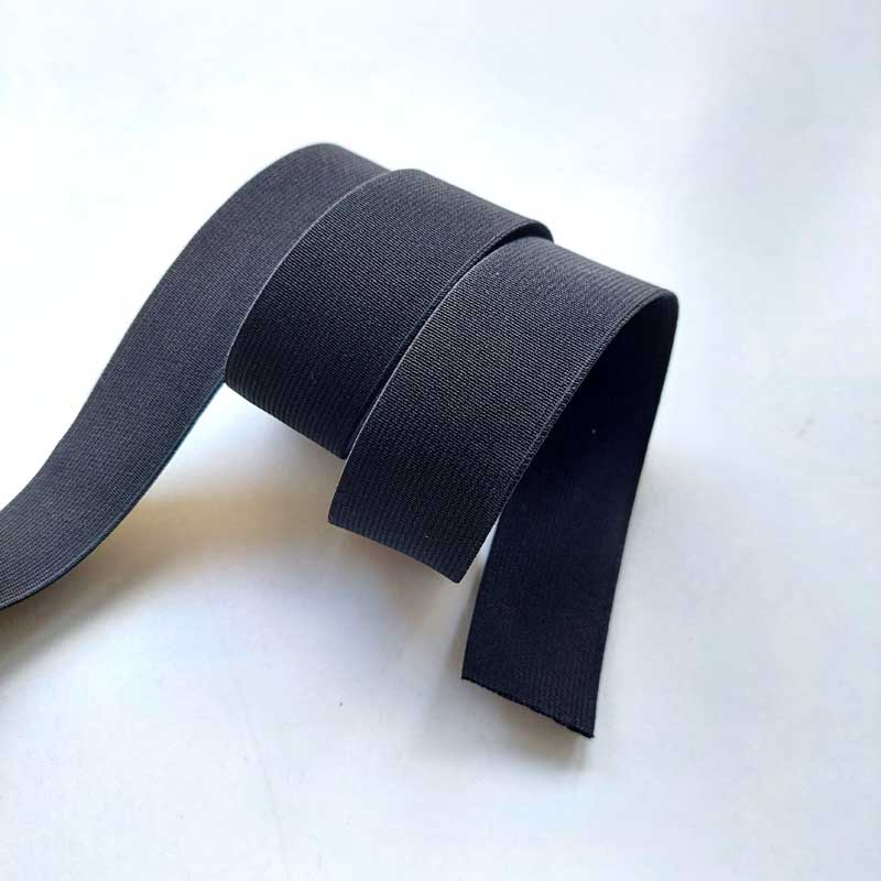 Gummiband/ Gummilitze/ Hosengummi (schwarz), 20mm x 3m