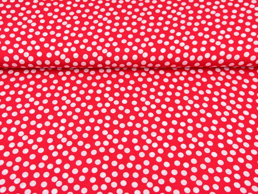 150cm Dekostoff beschichtet Pfirsische weiß-rosa-rot 