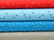 RESTSTCK 87 cm BW Little Darling kleine Dreiecke, hellblau