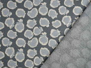 Strickstoff Leopardenmuster,beige creme grau