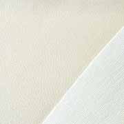 RESTST�CK 22 cm Lederimitat gepr�gte Optik, cremewei� metallic