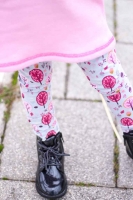RESTSTCK 112 cm Sweatstoff Teddyrckselite meliert,natur rosa