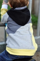 Sweatstoff French Terry Panel Skateboarder Stenzo, grau