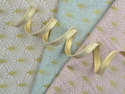 Paspelband uni, gold metallic