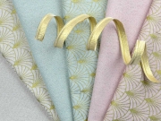 Paspelband uni, gold metallic