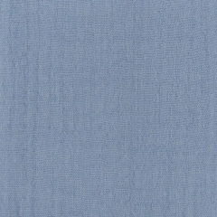 Musselin Stoff zweilagiger Baumwollstoff Double Gauze uni, jeansblau