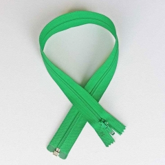 Reißverschluss 50 cm teilbar, grün