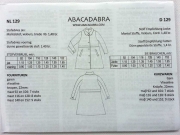 Schnittmuster Mdchenjacke Mantel Abacadabra No 129