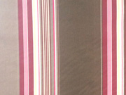 beschichteter Baumwollstoff Streifen, pink taupe
