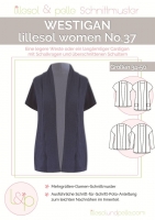 Westigan Weste Cardigan Schnittmuster Lillesol women No.37
