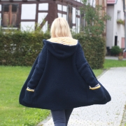 Fertigb�ndchen Streifen College Stil, wei� dunkelblau ocker