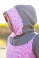 French Terry Sweat Pfeile, rosa