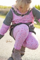 French Terry Sweat Pfeile, rosa