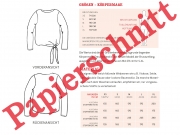 Schnittmuster Knotenbluse Frau Pina Studio Schnittreif