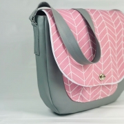 RESTST�CK 50 cm Kunstleder Lederimitat f�r Taschen gepr�gte Optik, Betongrau