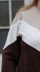 Sweatstoff French Terry uni, helltaupe