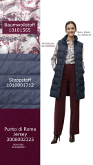 Baumwollstoff Baumwollsatin B�ume, bordeaux rosa