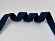 RESTSTCK 89 cm Gurtband Baumwolle 3 cm, dunkelblau