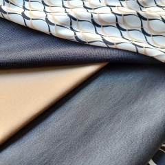 Strickstoff Baumwolle Meterware Glattstrick uni, schwarz