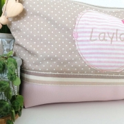 Baumwollstoff kleine Punkte Petite Dots, wei hellbeige