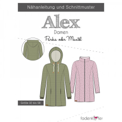 Papierschnittmuster Parka ALEX DAMEN Fadenkfer