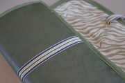 Ripsband Streifen 16 mm, navy grau grn