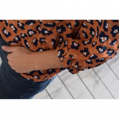 Papierschnittmuster weite Bluse mit gerafftem rmelsaum FRAU HOLLY Studio Schnittreif