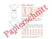 Schnittmuster lssiges Kleid mit breitem Grtel Frau Meta Studio Schnittreif