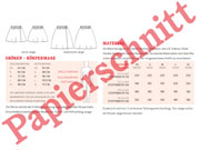 Damen Rock Wickeloptik Frau Gina Papierschnittmuster