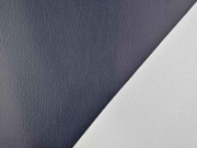 RESTST�CK 50 cm Kunstleder Lederimitat f�r Taschen gepr�gte Optik, dunkelblau