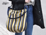 RESTST�CK 50 cm Kunstleder Lederimitat f�r Taschen gepr�gte Optik, dunkelblau