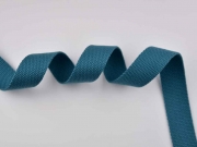 Gurtband 3 cm Baumwolle Polyester, petrol