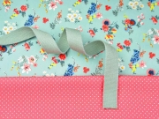 Gurtband Baumwolle 3 cm, altmint