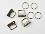 Schlsselband-Rohling 25 mm, silber