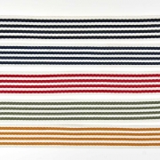 RESTSTCK 83 cm Gurtband Streifen 4 cm, rot wei