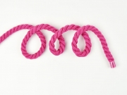 Kordelband Hoodiekordel gedreht 8 mm dick, Beere (dunkles pink)