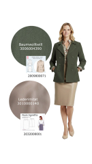 Baumwoll Twill Trenchcoat Stoff Stretch, moosgr�n