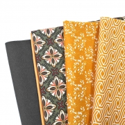 Canvas Stoff uni, dunkelkhaki