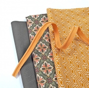 Canvas Stoff uni, dunkelkhaki
