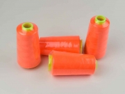 Overlockgarn 4 Rollen, neonorange