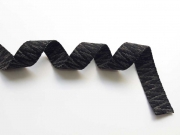 Gurtband Ethno Zickzack Streifen 38mm, khakigrn schwarz