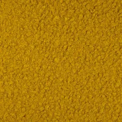Boucle Stoff Schafsl�ckchen elastisch, senfgelb
