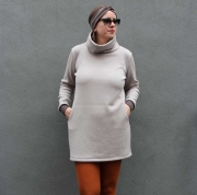 Strickstoff uni, taupe