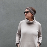 Strickstoff uni, taupe