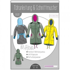 Schnittmuster Damen Parka gefttert MAlova ki-ba-doo